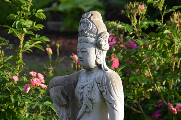 Kannon in the Front Garden Vermont Zen Center